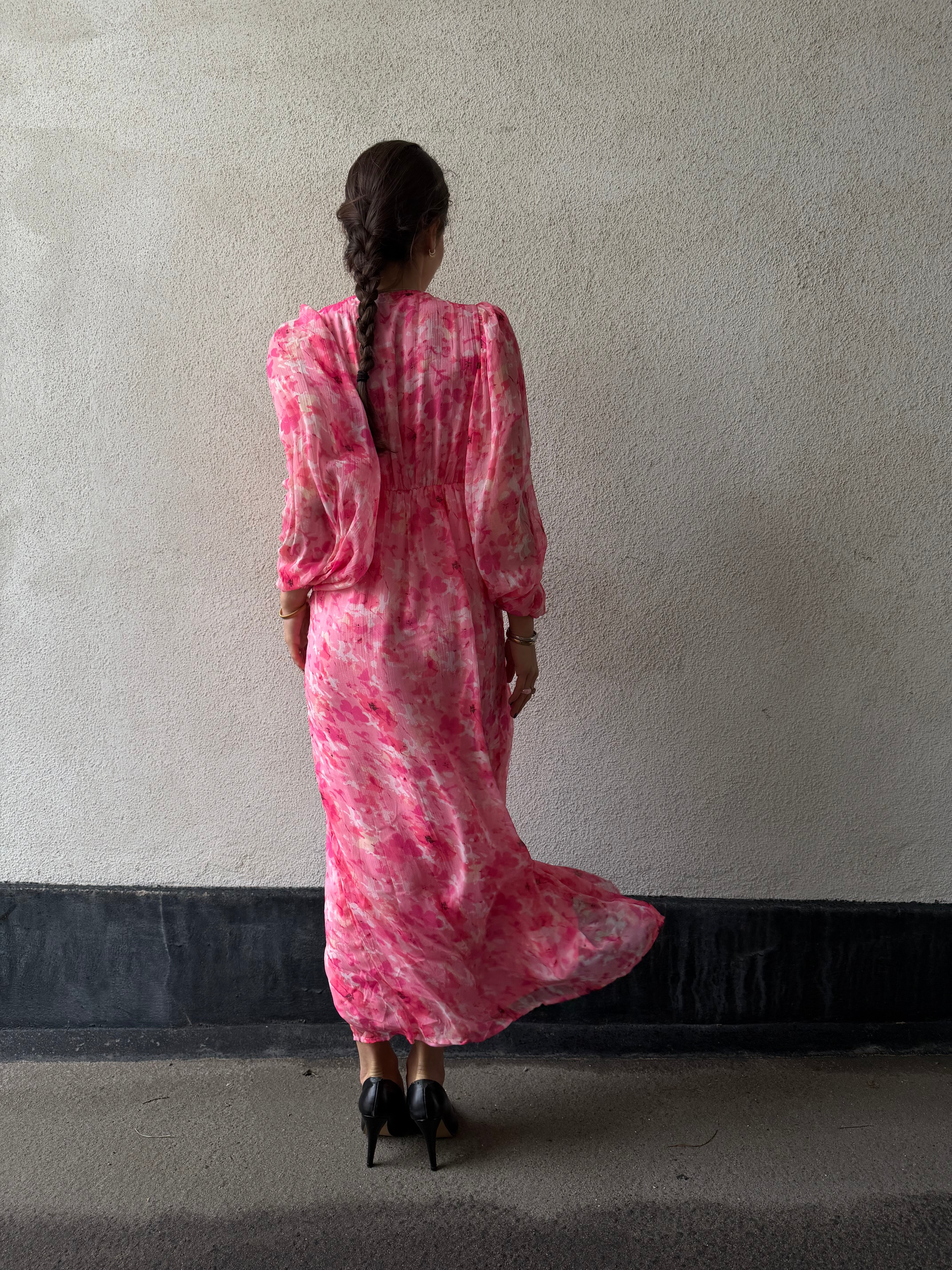 VMSMILLA Long Dress - Rose Shadow